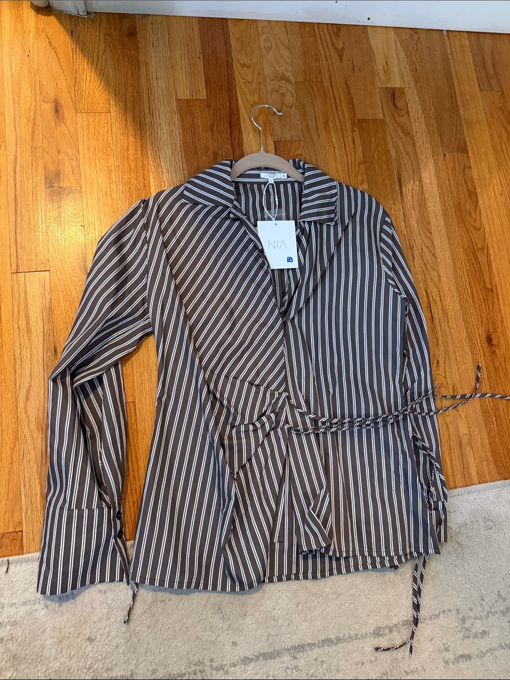 Nia the brand asymmetrical top
